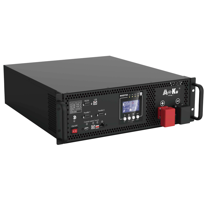 AoKu AKSPI-RM Series Off-Grid Rack-Mounted Solar Inverter with MPPT Charger (3kW / 5kW)